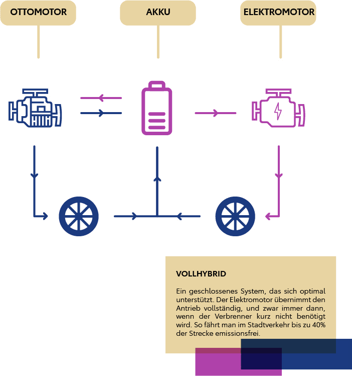 Vollhybrid Schema