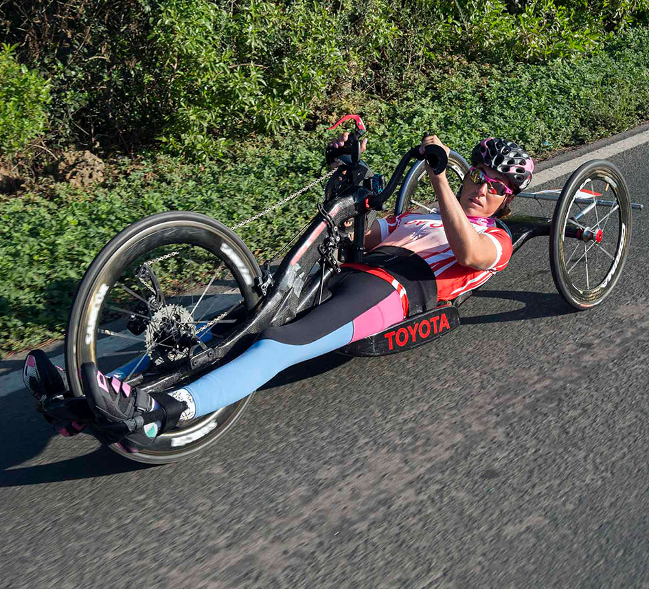 Eva Moral y su handbike